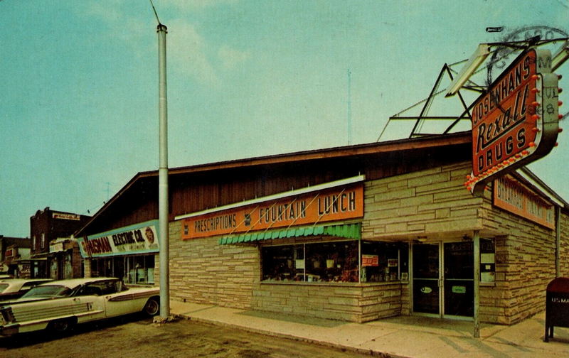 Josenhans Drug Store - Vintage Postcard